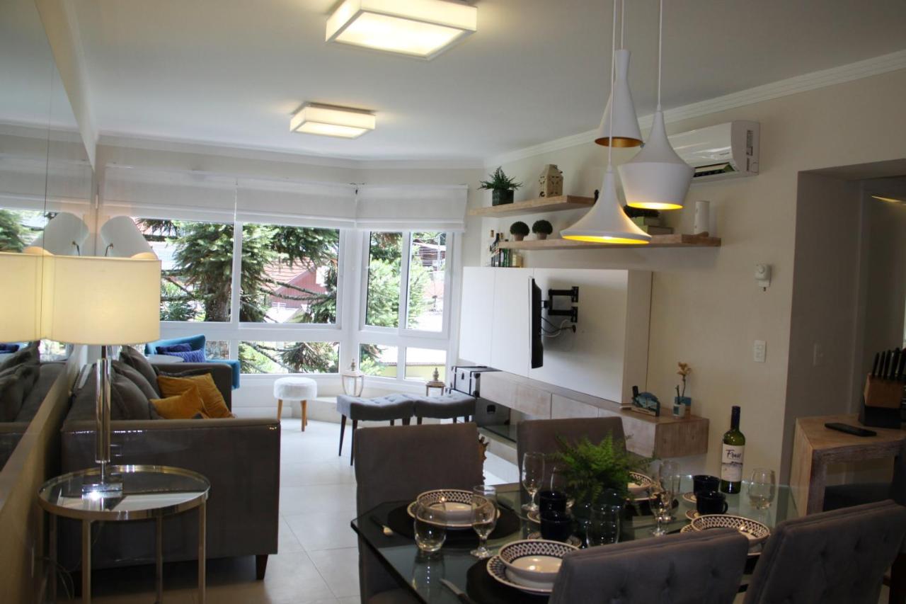 Apartamento No Centro De Gramado Lägenhet Exteriör bild