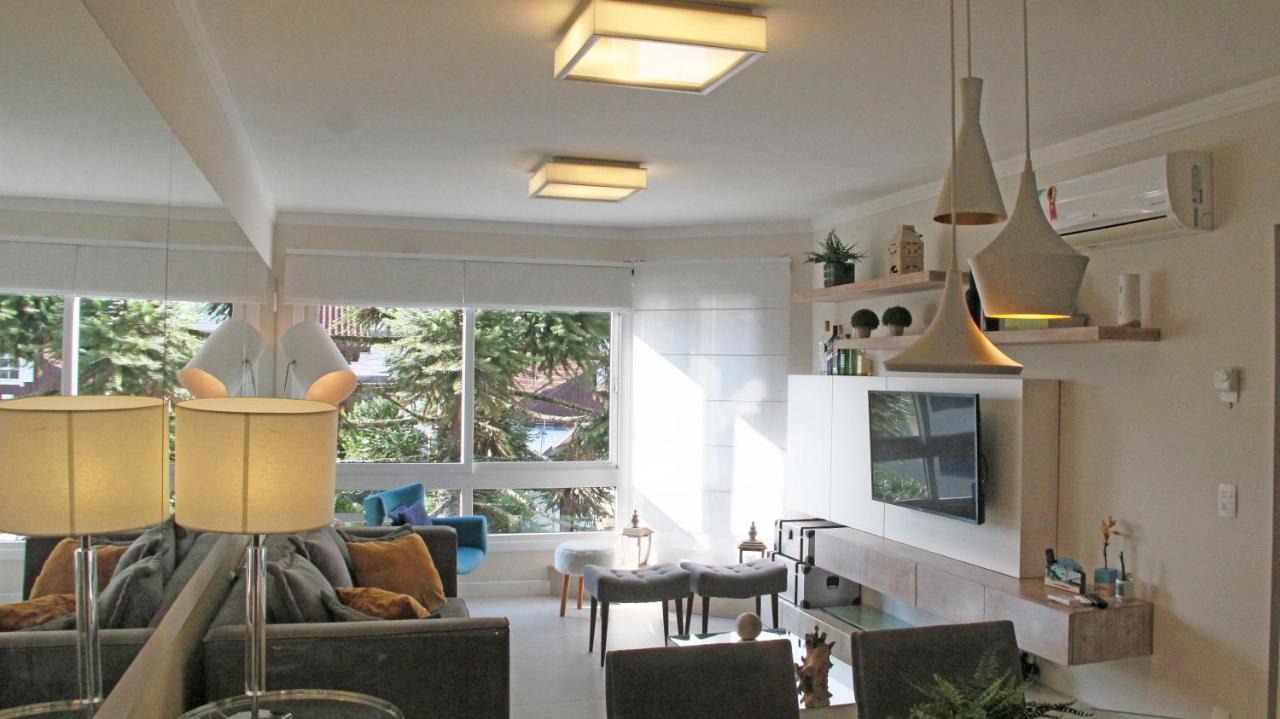 Apartamento No Centro De Gramado Lägenhet Exteriör bild