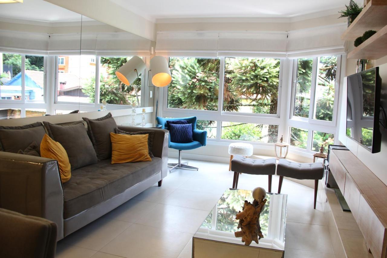 Apartamento No Centro De Gramado Lägenhet Exteriör bild