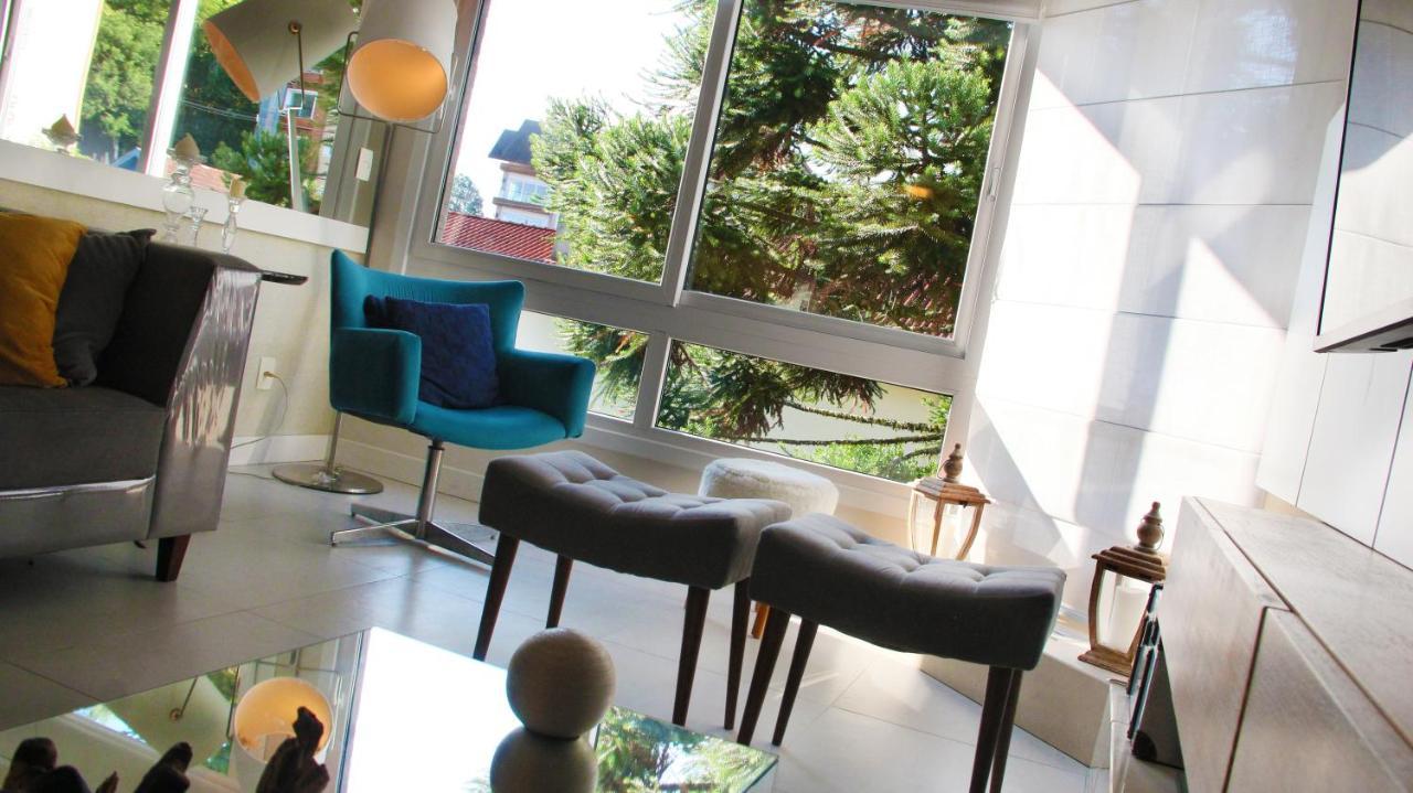 Apartamento No Centro De Gramado Lägenhet Exteriör bild